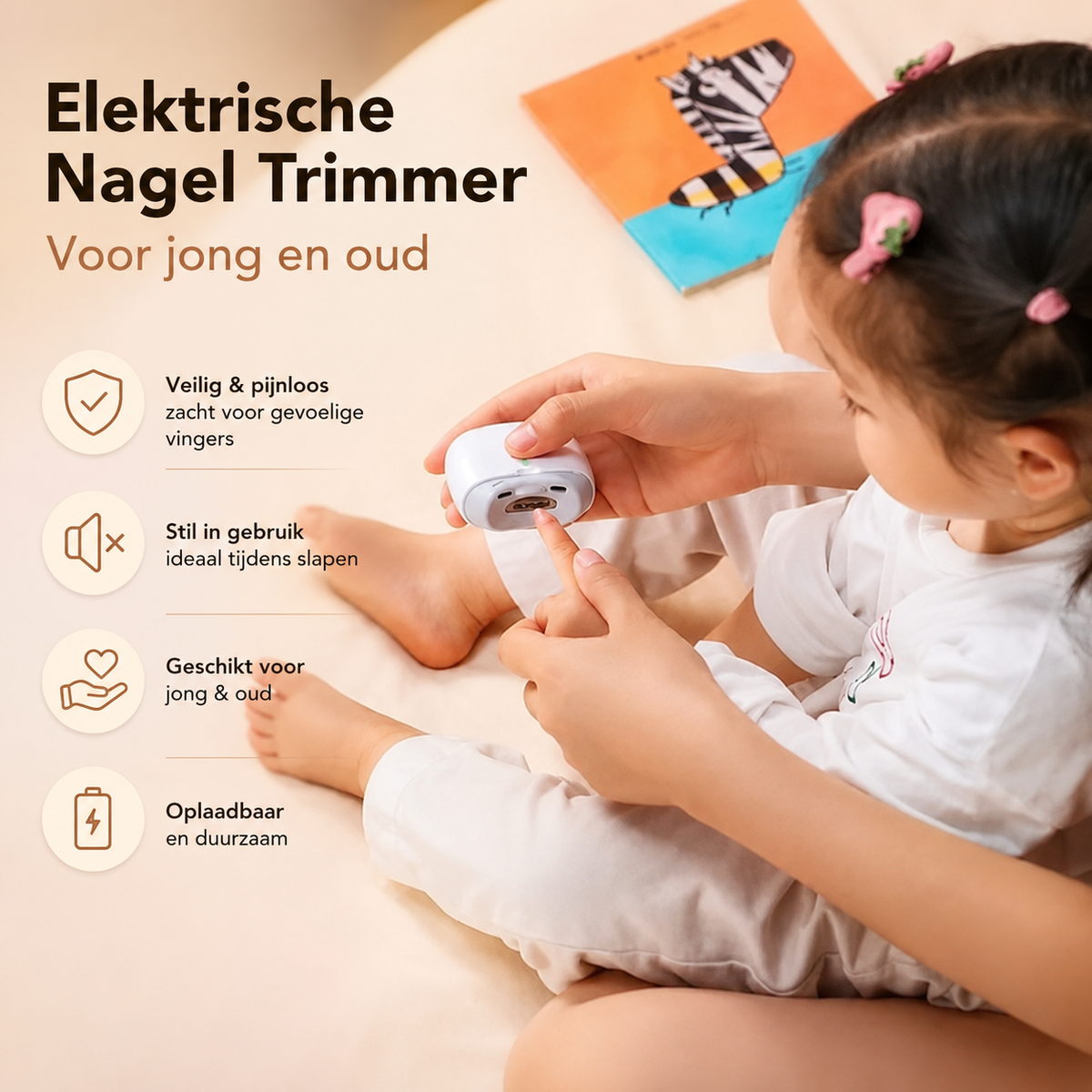 NagelTrimmer® | Draagbare Elektrische Nageltrimmer