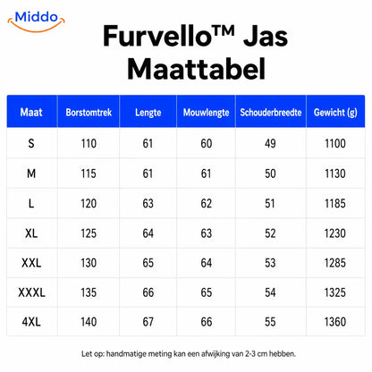 Furvello™ Jas | Stijlvol, warm gevoerd en windbestendig
