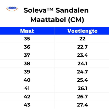 Soleva™ Sandalen | Orthopedisch, comfortabel en lichtgewicht