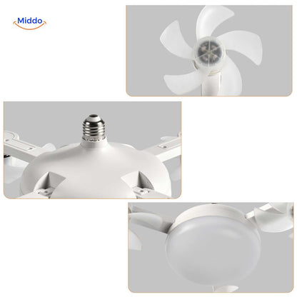 AeroGlow™ Ventilatorlamp | LED, E27 Fitting & Stijlvol Plafonddesign