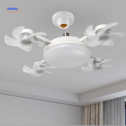 AeroGlow™ Ventilatorlamp | LED, E27 Fitting & Stijlvol Plafonddesign