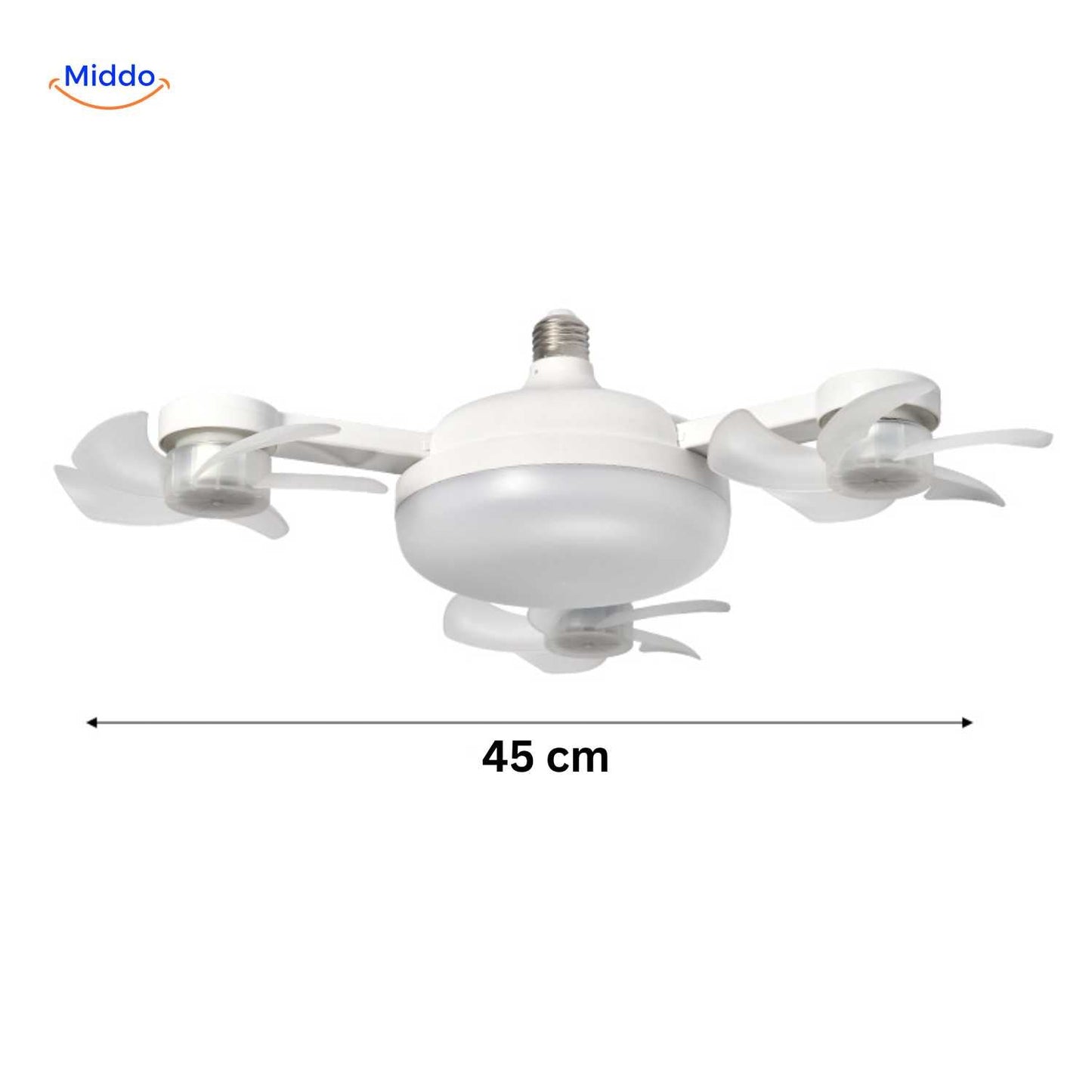 AeroGlow™ Ventilatorlamp | LED, E27 Fitting & Stijlvol Plafonddesign
