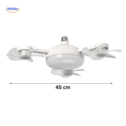 AeroGlow™ Ventilatorlamp | LED, E27 Fitting & Stijlvol Plafonddesign