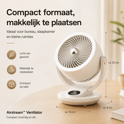Airstream™ Ventilator | Stil, Krachtige Wind & Circulatie