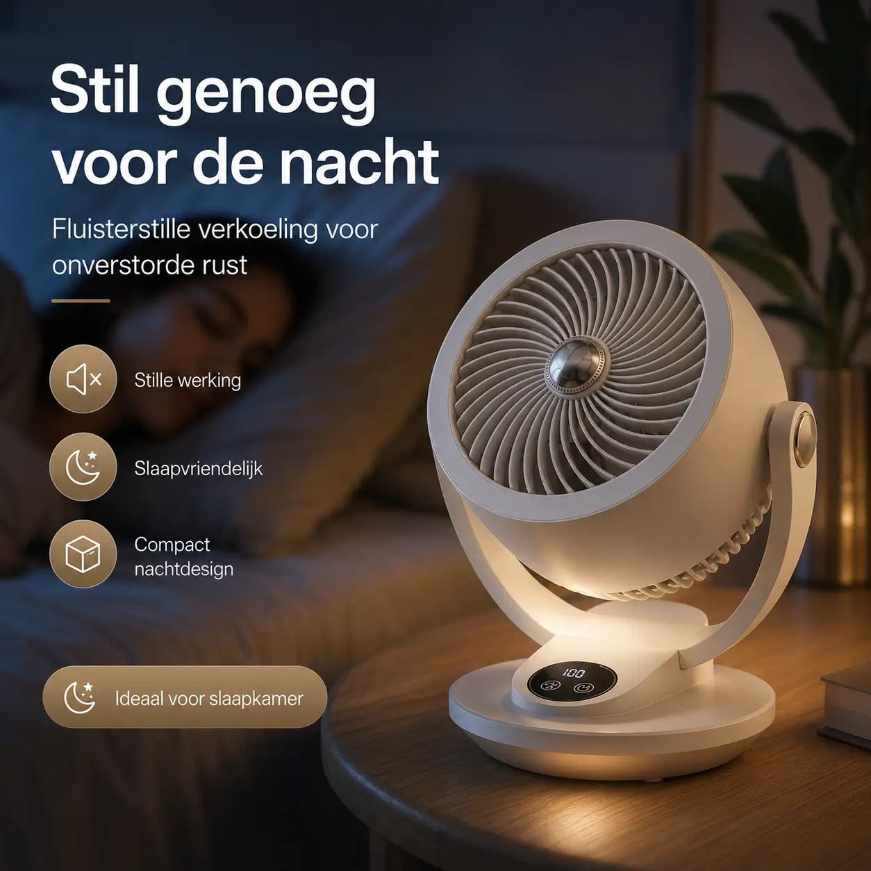 Airstream™ Ventilator | Stil, Krachtige Wind & Circulatie