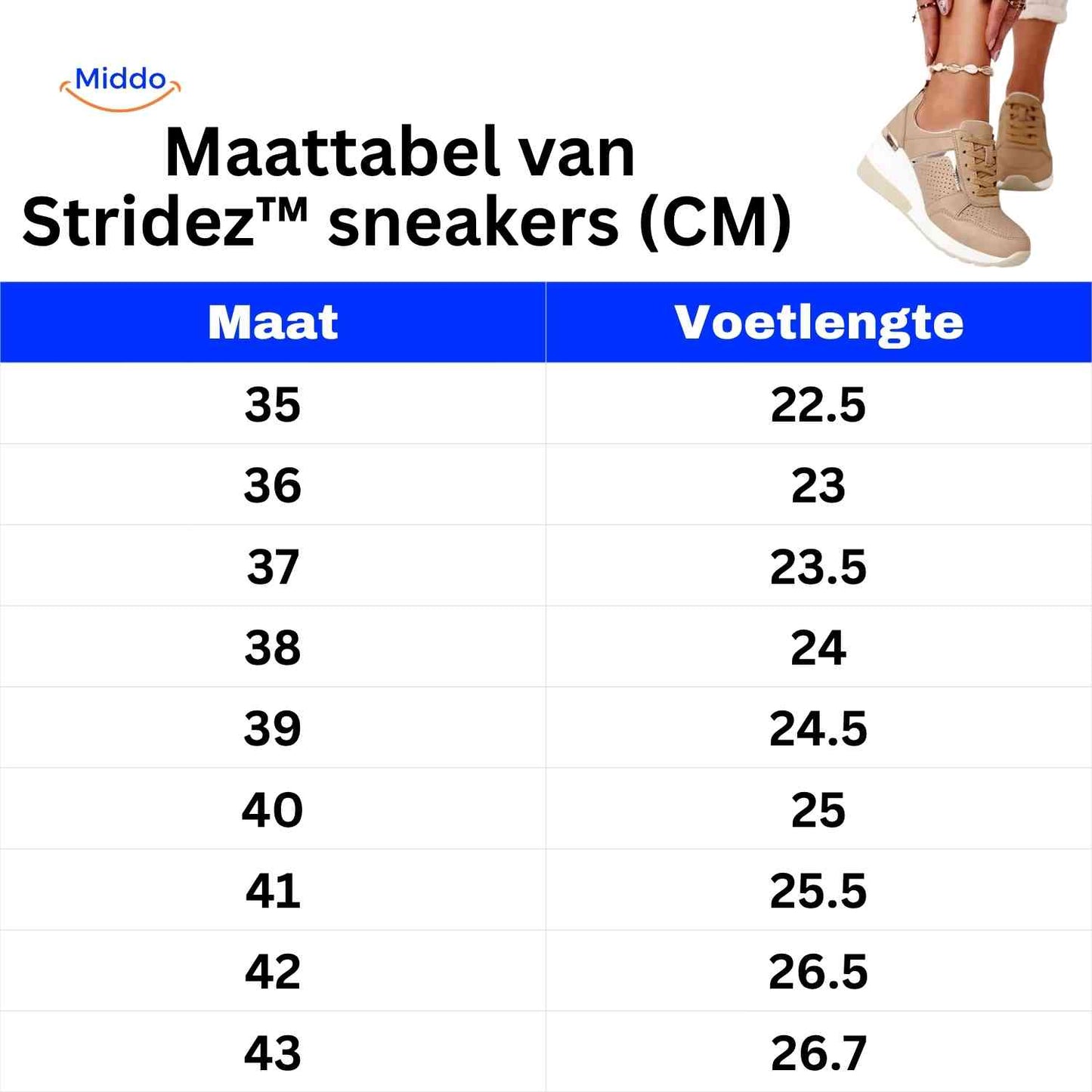 Stridez™ Sneakers | Verhoogde zool, Ademend mesh en Comfort pasvorm